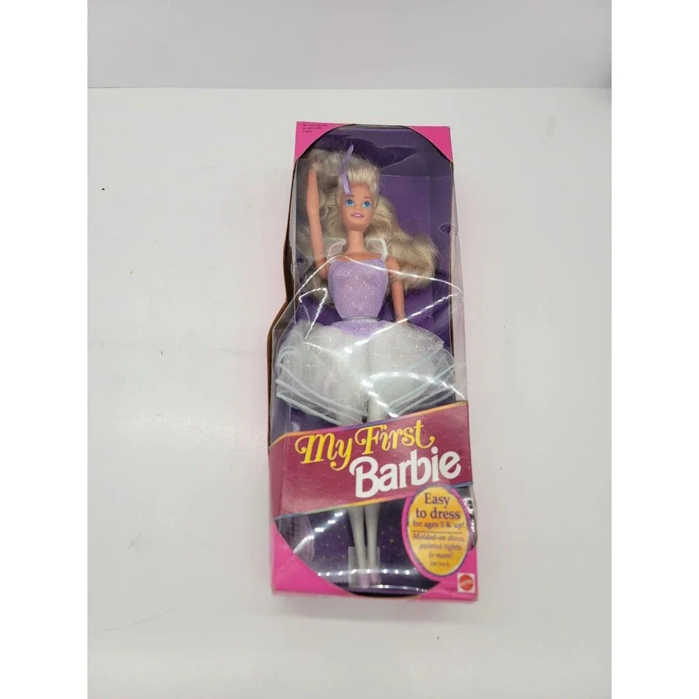 1993 Mattel My First Barbie Ballerina in Purple Tutu #11294 Unopened Vintage NIB